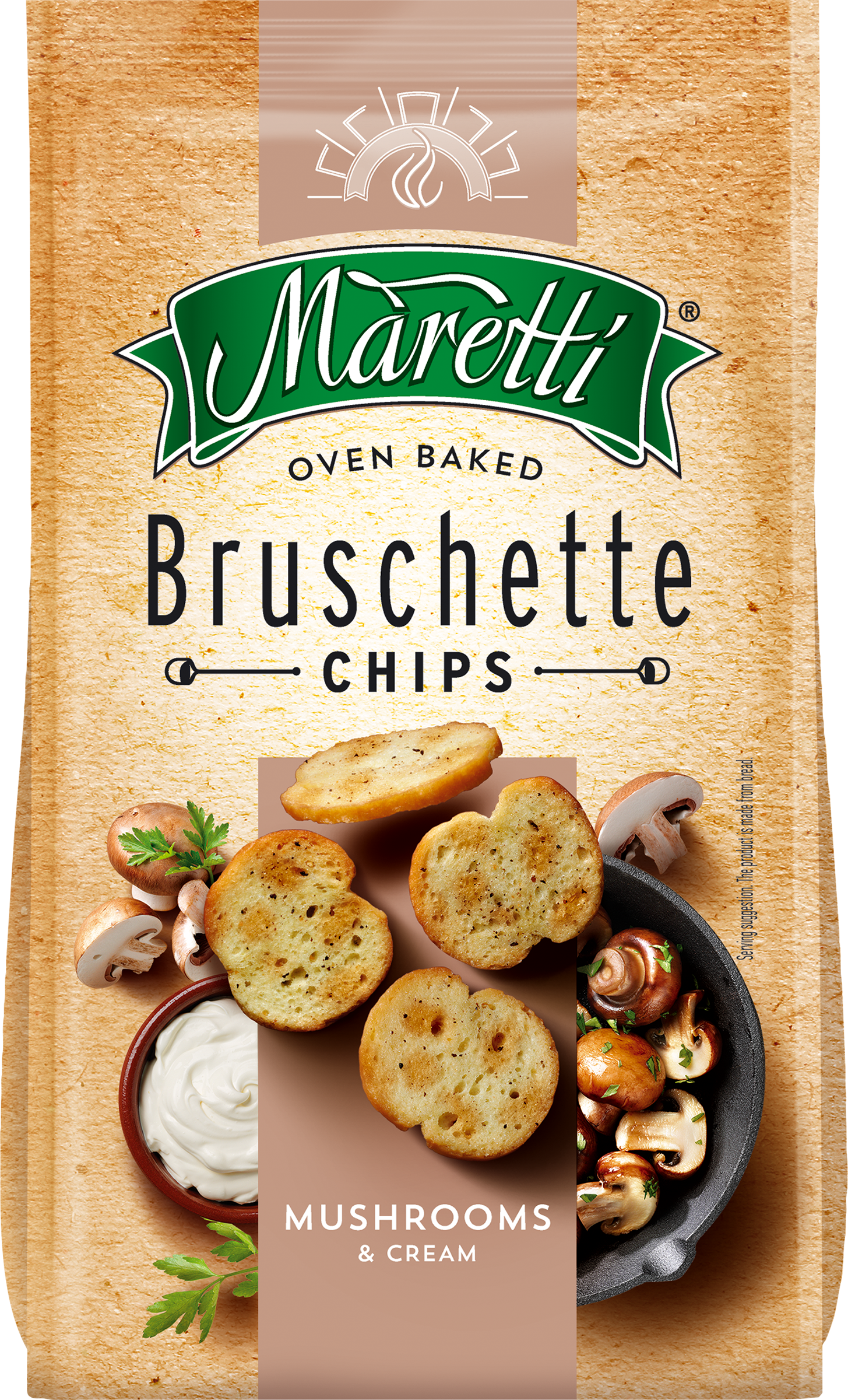 Изображение товара Сухарики пшеничные MARETTI Брускетти, со вкусом грибы со сметаной, 80г Изображение товара Сухарики пшеничные MARETTI Брускетти, со вкусом грибы со сметаной, 80г