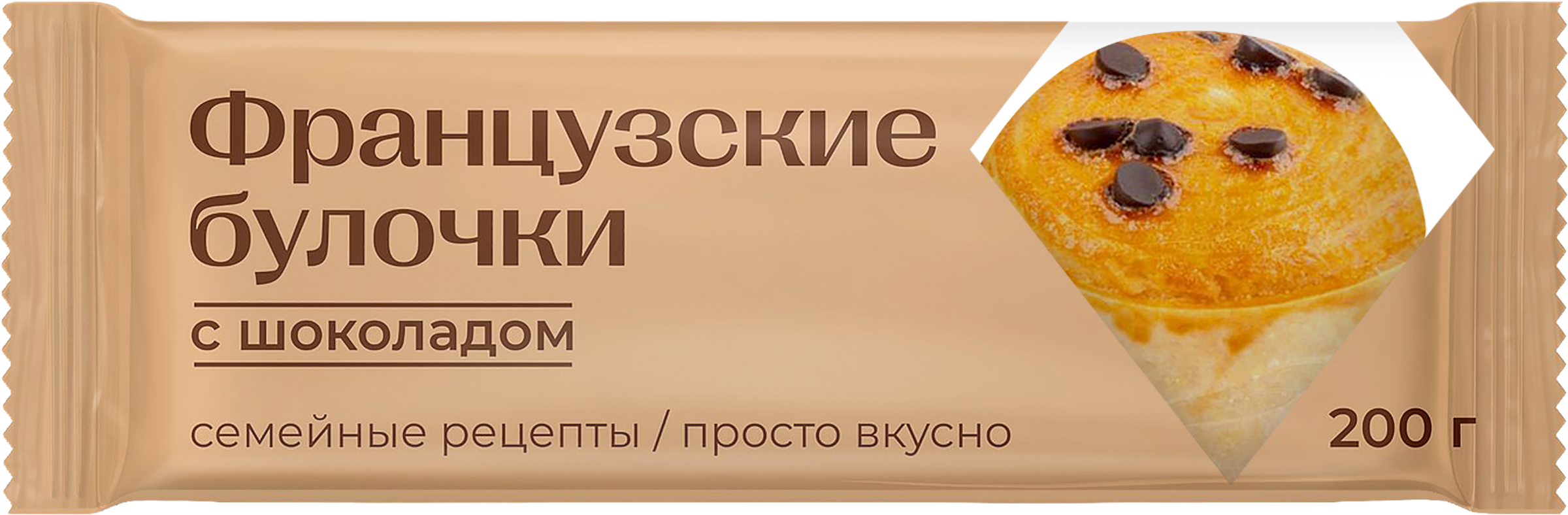 Изображение товара Булочки РИМСКИЙ ПИР Французские со вкусом шоколада, 200г