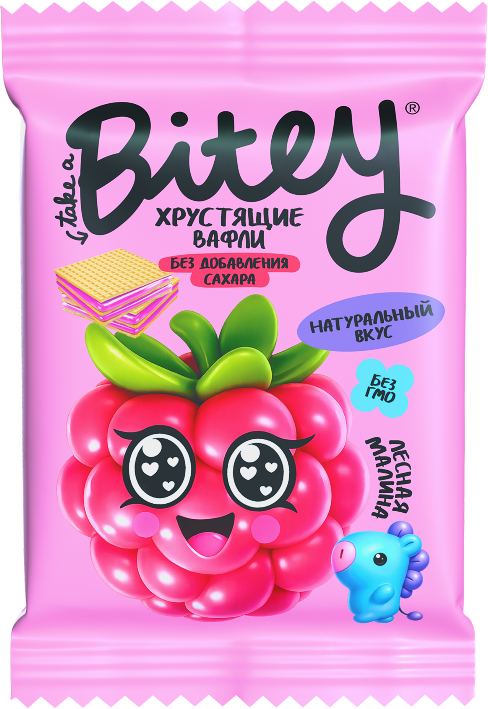 Изображение товара Вафли TAKE A BITEY со вкусом лесная малина, с 3-х лет, 35г Изображение товара Вафли TAKE A BITEY со вкусом лесная малина, с 3-х лет, 35г