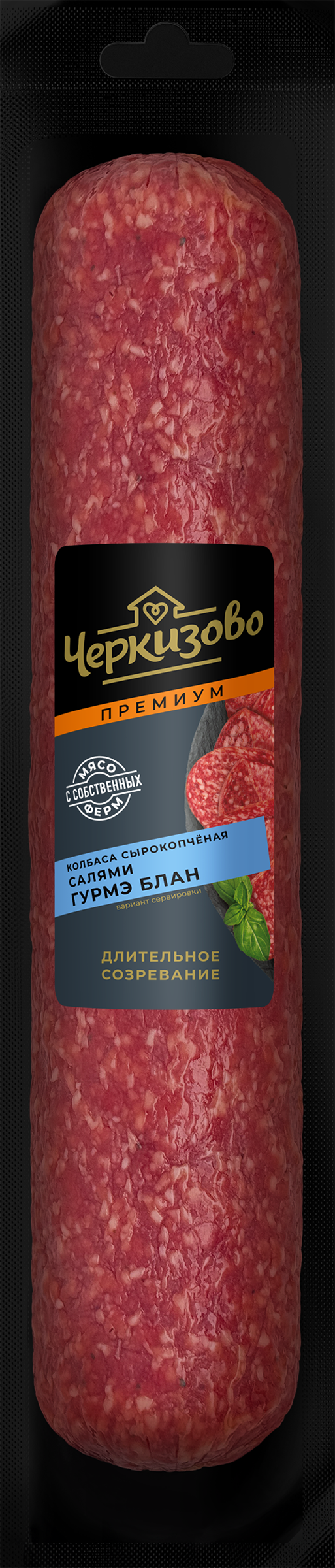 Изображение товара Колбаса сырокопченая ЧЕРКИЗОВО ПРЕМИУМ Салями Гурмэ Блан, весовая Изображение товара Колбаса сырокопченая ЧЕРКИЗОВО ПРЕМИУМ Салями Гурмэ Блан, весовая