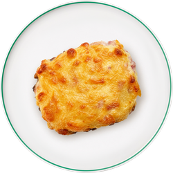 Свинина, запеченная с ветчиной и грибами, весовая, изображение