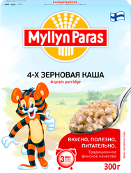 Каша мультизерновая MYLLYN PARAS 4-х зерновая, 300г, фото