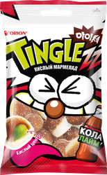 Мармелад жевательный ORION Tinglezz со вкусом колы и лайма, изображение