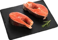 Форель Радужная ЛЕНТА FRESH стейк, охлажденная, весовая, фотография