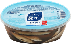 Изображение товара Килька Балтийская пряного посола БАЛТИЙСКИЙ БЕРЕГ, 400г
