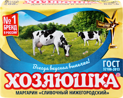 Маргарин ХОЗЯЮШКА Сливочный 60%, 200г, изображение