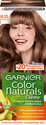 Краска для волос COLOR NATURALS 6.25 Шоколад, c 3 маслами, 110мл, фото