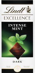 Шоколад темный LINDT Excellence Мята, 100г, изображение