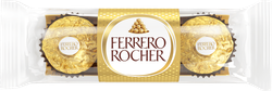 Конфеты FERRERO ROCHER из молочного шоколада с кремовой начинкой, 38г, картинка