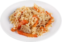 Плов из свинины ЛЕНТА FRESH, весовой, крупный план