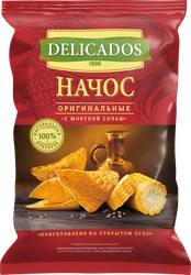 Чипсы кукурузные DELICADOS Nachos Оригинальные, 150г, изображение