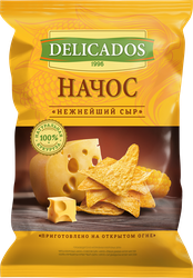 Чипсы кукурузные DELICADOS Nachos со вкусом сыра, 150г, фотография