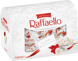 Конфеты RAFFAELLO с цельным миндальным орехом в кокосовой обсыпке, 240г, фотография
