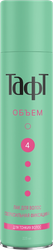 Лак для тонких волос ТАФТ Объем, сверхсильная фиксация, 225мл, вид