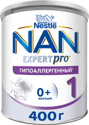 Смесь детская NAN 1 Гипоаллергенный, с 0 месяцев, 400г, вид