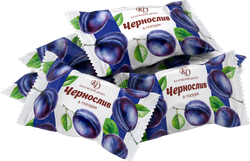 Конфеты КАЛУЖСКИЙ ДЕСЕРТ Чернослив, весовой, крупный план