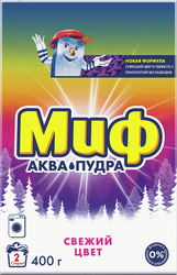 Стиральный порошок для цветного белья МИФ Свежий цвет, автомат, 400г, детальное фото