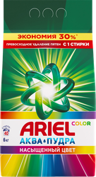 Стиральный порошок для цветного белья ARIEL Color, автомат, 6кг, изображение
