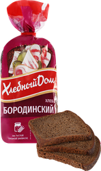 Хлеб ХЛЕБНЫЙ ДОМ Бородинский, в нарезке, 400г, фото