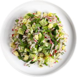 Набор для окрошки ЛЕНТА FRESH Вегетарианский, весовой, картинка