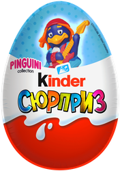 Яйцо шоколадное KINDER Сюрприз из молочного шоколада с игрушкой, в 
ассортименте, 20г, фото