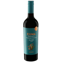 Вино CUMA Мальбек Органик красное сухое, 0.75л, изображение