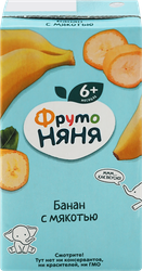 Нектар ФРУТОНЯНЯ Банан с мякотью, с 6 месяцев, 200мл, картинка