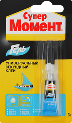Клей-гель СУПЕР МОМЕНТ универсальный Арт. 874569, 3г, фотография