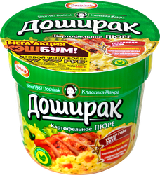 Пюре картофельное DOSHIRAK со вкусом курицы, 40г, фото