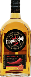 Настойка ДОКТОР ПЕРЦЕФФ горькая на меду, 40%, 0.5л, крупный план