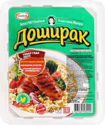 Лапша DOSHIRAK со вкусом курицы с перцем, 90г, детальное фото