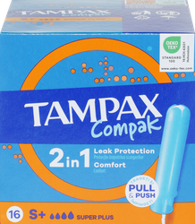 Тампоны TAMPAX Compak Super Plus, с аппликатором, 16шт, изображение