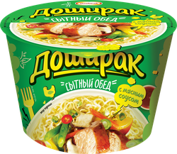 Лапша DOSHIRAK Сытный обед со вкусом курицы, 110г, вид