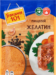 Желатин пищевой РУССКИЙ ПРОДУКТ, 50г, крупный план