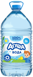 Вода питьевая детская АГУША, 5л, крупный план