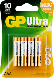 Элемент питания GP Ultra 24AUGL-2CR4 40/320 AAA, 4шт, изображение