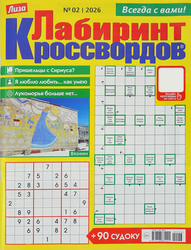 Газета Лиза. Лабиринт кроссвордов, вид
