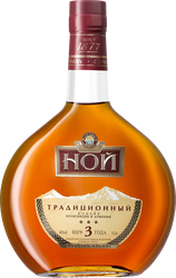 Коньяк НОЙ Традиционный 3 года 40%, 0.5л, крупный план
