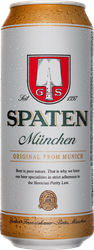 Пиво светлое SPATEN Munchen фильтрованное пастеризованное 5,2%, 0.5л, фотография