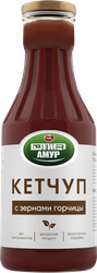 Кетчуп томатный БАЛТИМОР-АМУР С зернами горчицы, 335г, изображение