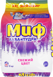 Стиральный порошок для цветного белья МИФ Свежий цвет, автомат, 6кг, детальное фото