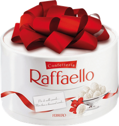 Конфеты RAFFAELLO с цельным миндальным орехом в кокосовой обсыпке, 100г, картинка