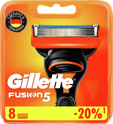 Кассеты сменные для бритья GILLETTE Fusion5, 8шт, фото