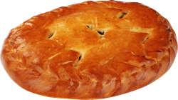 Пирог ЛЕНТА FRESH с мясом, весовой, вид