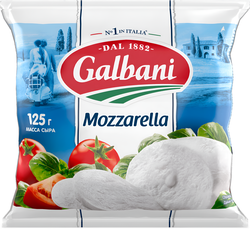 Сыр GALBANI Моцарелла 45%, без змж, 220г, крупный план