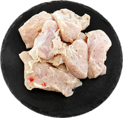Шашлык из филе грудки индейки ЛЕНТА FRESH Деликатесный, крупный план