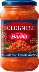 Соус томатный BARILLA Bolognese, с говядиной и свининой, 400г, крупный план