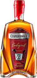 Коньяк СТАРЕЙШИНА 5 лет 40%, 0.5л, крупный план