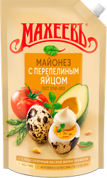 Майонез МАХЕЕВЪ с перепелиным яйцом 50,5%, 800мл, детальное фото