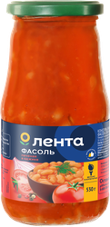 Фасоль печеная ЛЕНТА в аджике, 530г, фотография